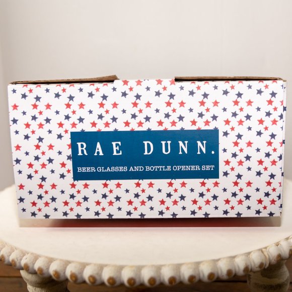 Rae Dunn American USA Beer glass and bottle opener - Picture 5 of 5